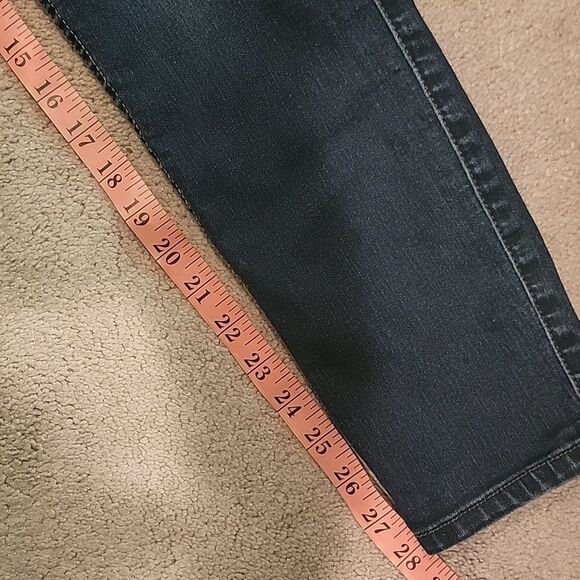 Guess Women's Med Rise Power Skinny Blue Jeans Sz 27 - Picture 5 of 10